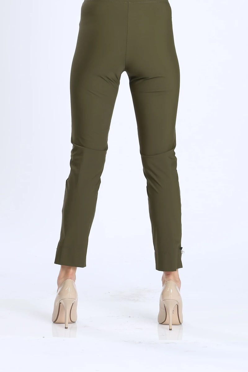 Pearl Detail Ankle Pants