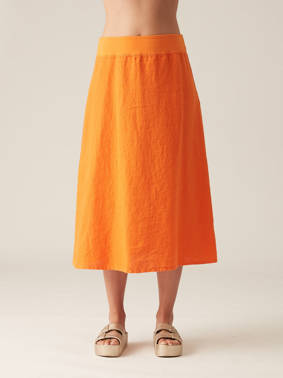 CUT LOOSE - Solid Linen A-Line Skirt - 4409431 – The Total Look