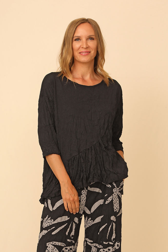 Chalet Lois Top - C52091 - BLACK