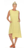 INOAH "Solid Lime Textured Knit" Dress