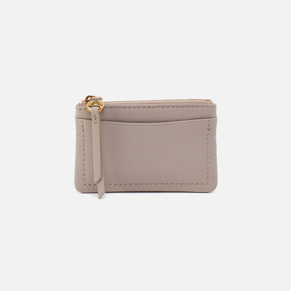 HOBO - Lumen Card Case - TAUPE IN PEBBLED LEATHER