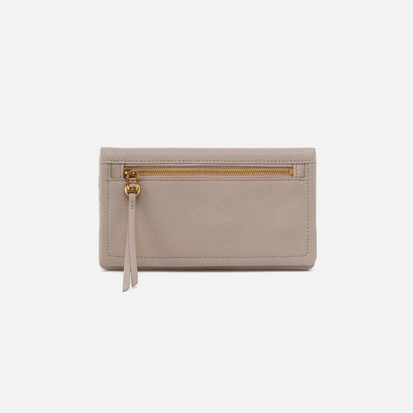 HOBO - Lumen Continental Wallet - TAUPE IN PEBBLED LEATHER