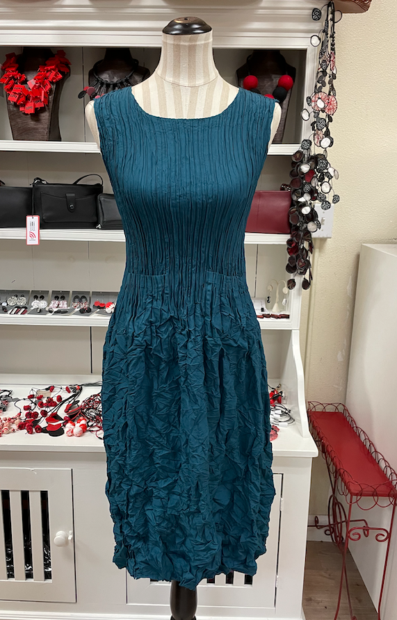 Alquema Smash Pocket Dress - STEEL BLUE