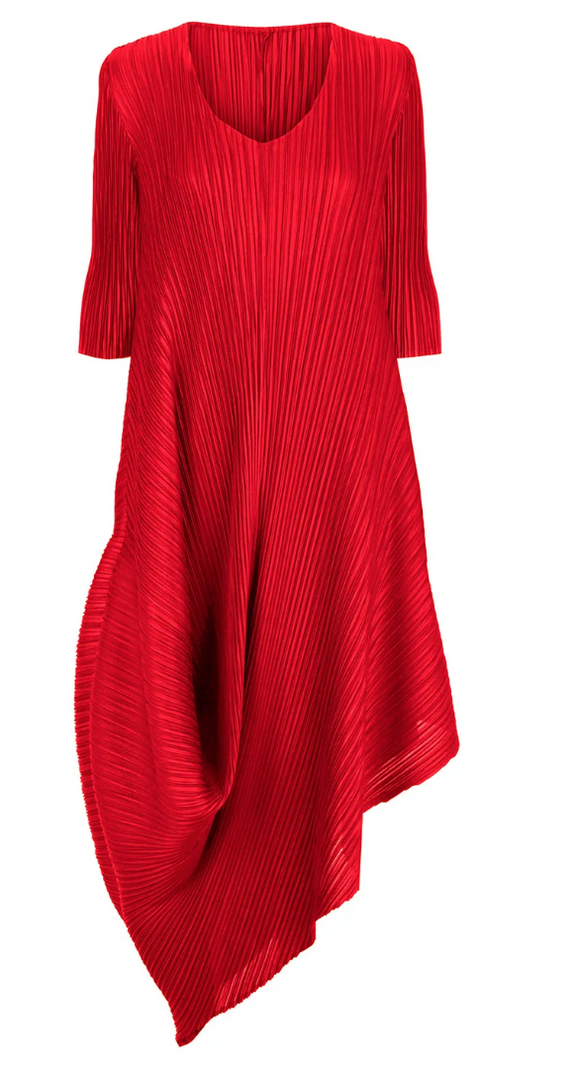 Alquema Draper Dress - RED