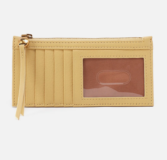 HOBO - Carte Card Case - FLAX IN PEBBLED LEATHER
