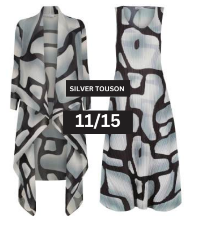 Alquema Long Estrella Dress SILVER TOUSCAN The Total Look