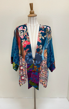 Sterling Style Frog Closure Jacket - 5914J DENIM/MULTI