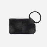HOBO - Sable Wristlet - SILVER GALAXY IN PRINTED LEATHER