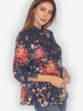 Citron "Colorful Fall Flowers" Top - 1213CFLF