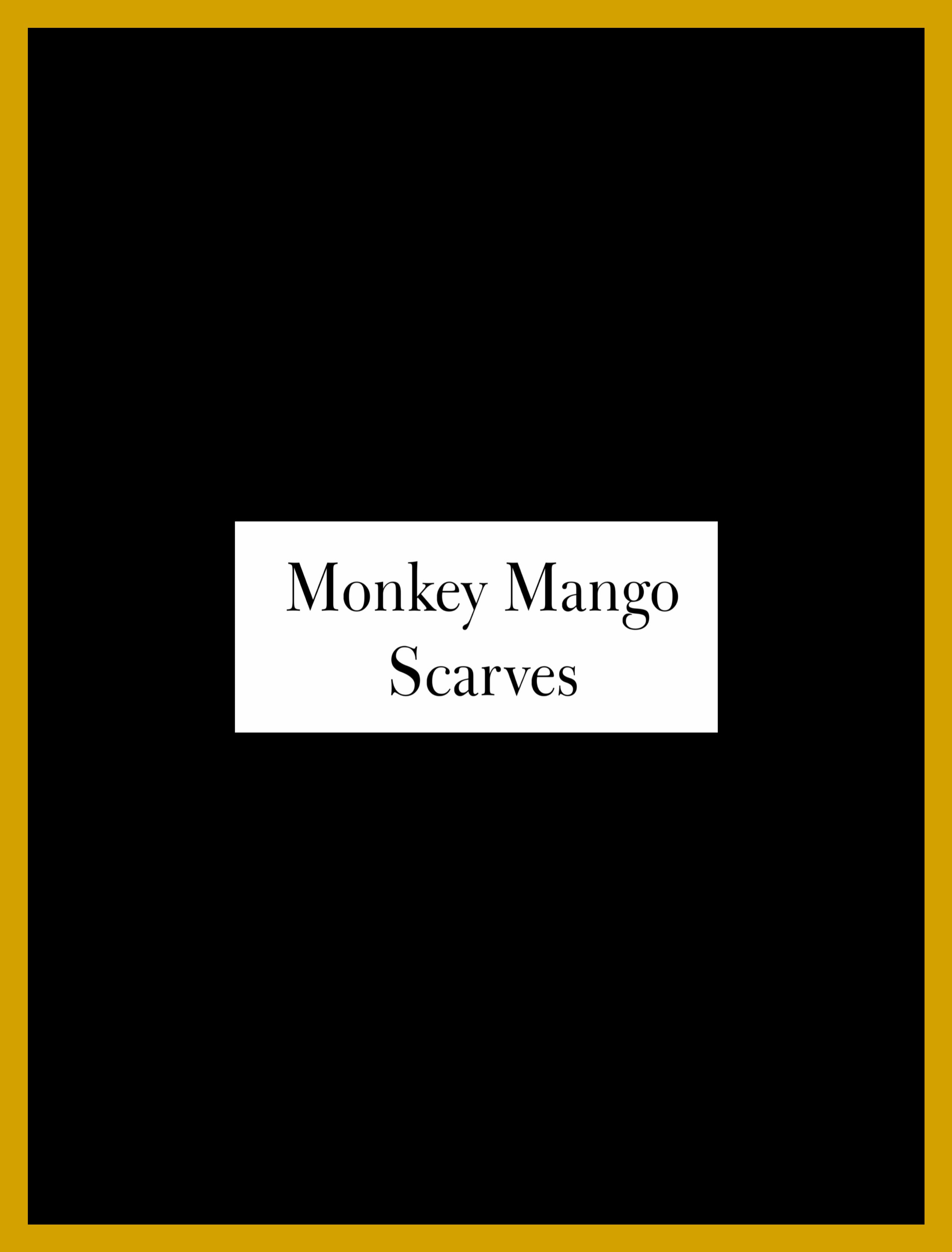 Monkey Mango Scarves