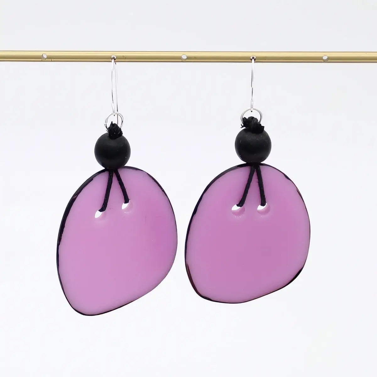 SYLCA Lilac Petal Pop Resin Earrings - SD26E07 - LILAC