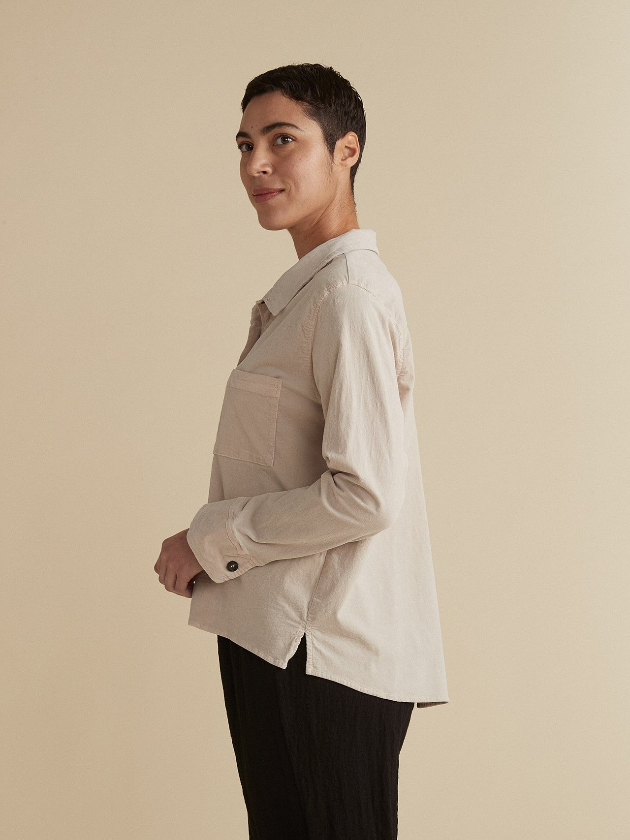 CUT LOOSE - Mini Cord Crop Jacket - 0038935