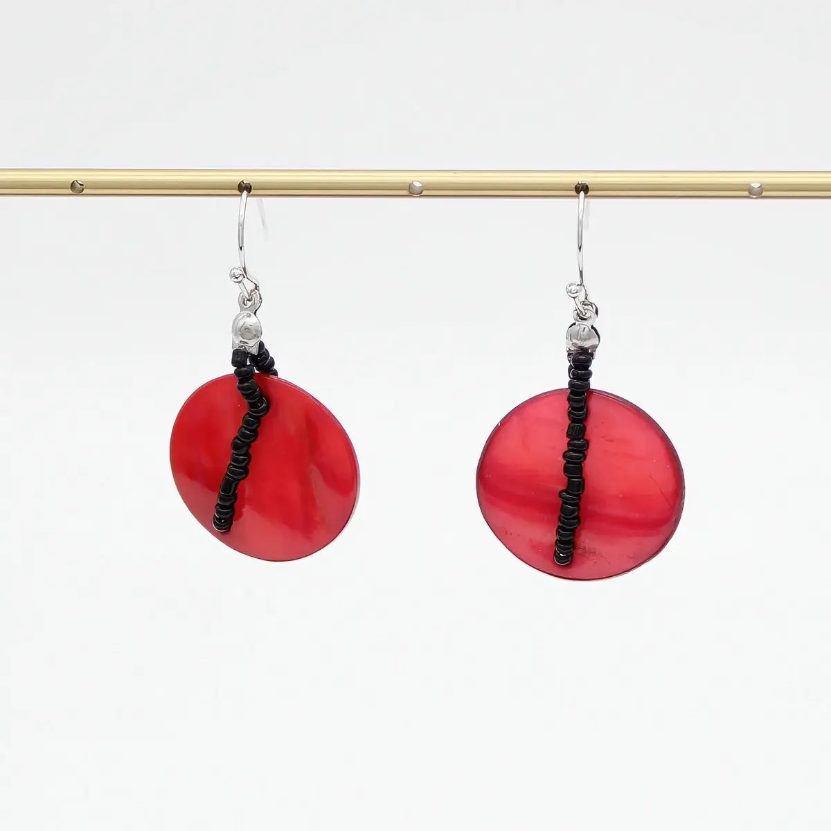 SYLCA Red Sky Dream Earrings - LS26E08 - RED
