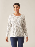 CUT LOOSE -  Dot Jacquard Boxy Top