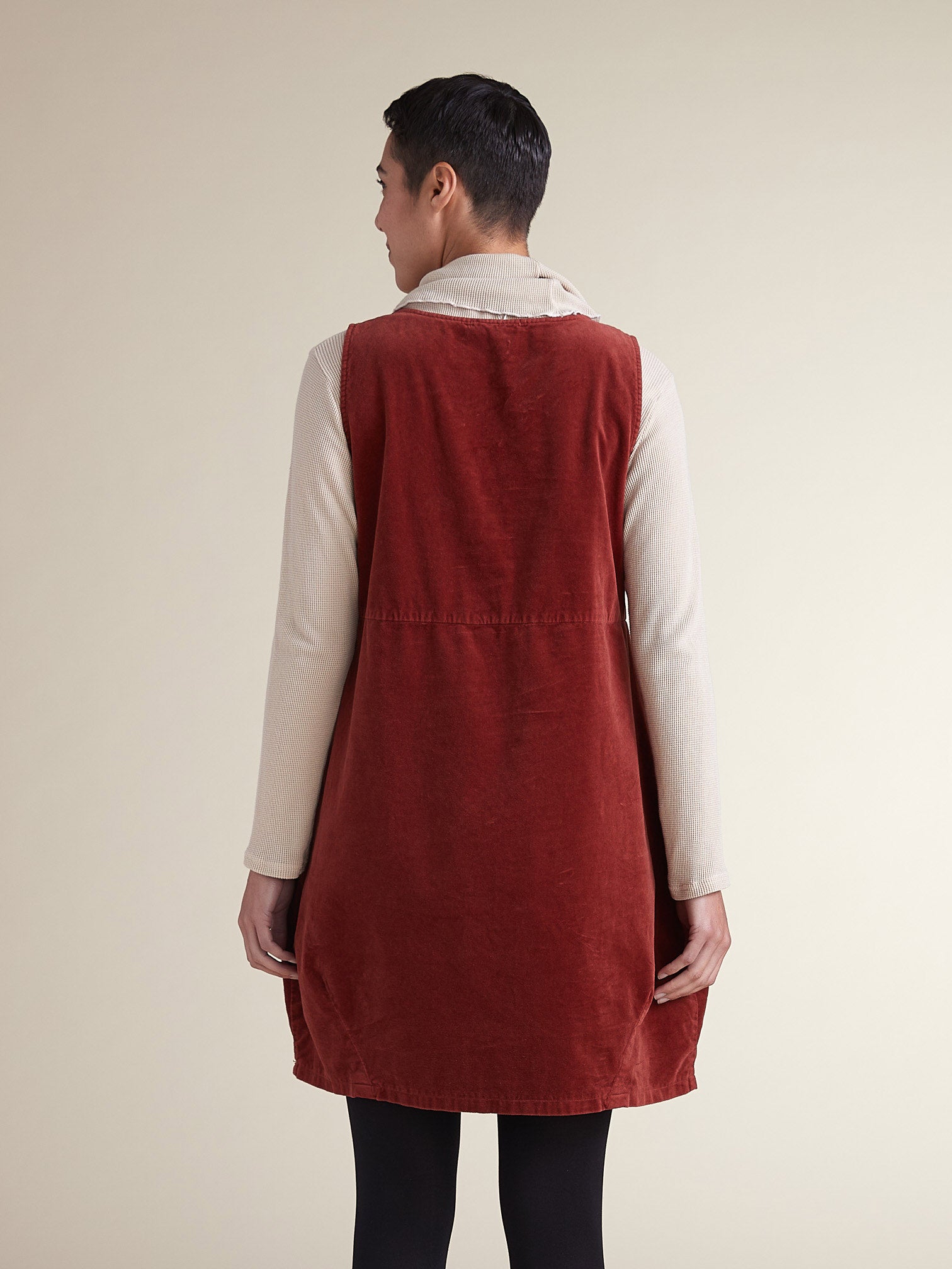 CUT LOOSE - Soft Cotton Velvet Jumper - 0485691