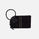 HOBO - Sable Wristlet - BLACK IN SUEDE