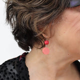 SYLCA  Peach Duo Dangles Earring