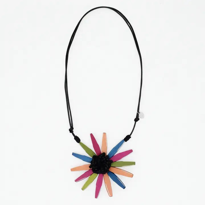SYLCA Brights Amaya Flower Statement Necklace - BP23N13 - BRIGHTS