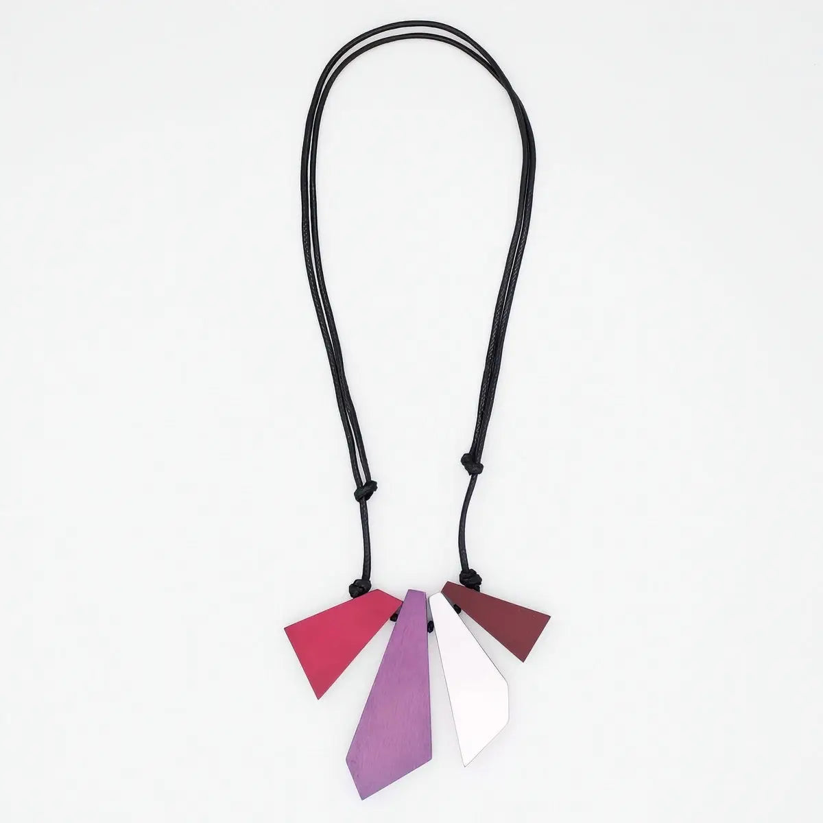 SYLCA Kyla Trapezoid Pink Necklace