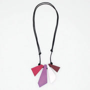 SYLCA Kyla Trapezoid Pink Necklace