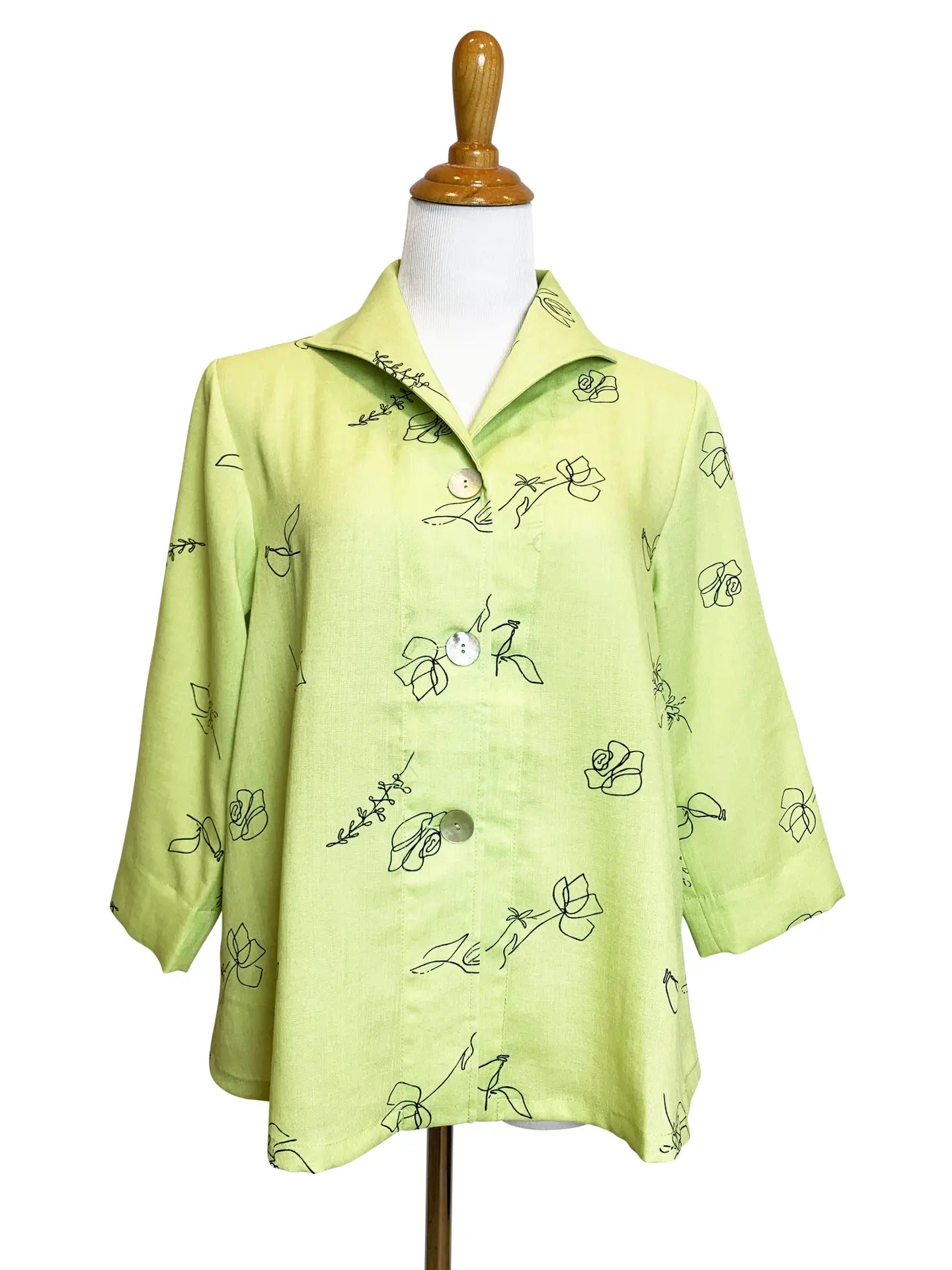 Fridaze AA208 - Swing Hem Sailor Linen Jacket