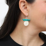 SYLCA  White Billie Dangle Earring