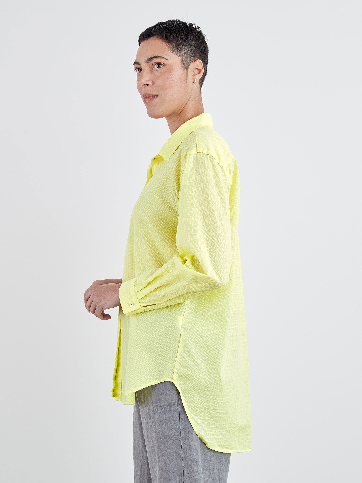 CUT LOOSE - Cotton Shirting Big Shirt - 1037736﻿
