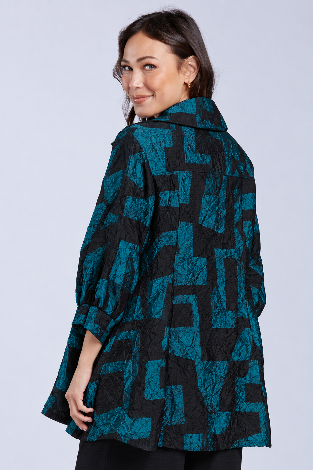 Sydney Project Brooke Button Down Collar Jacket - CJJ1130 - JADE
