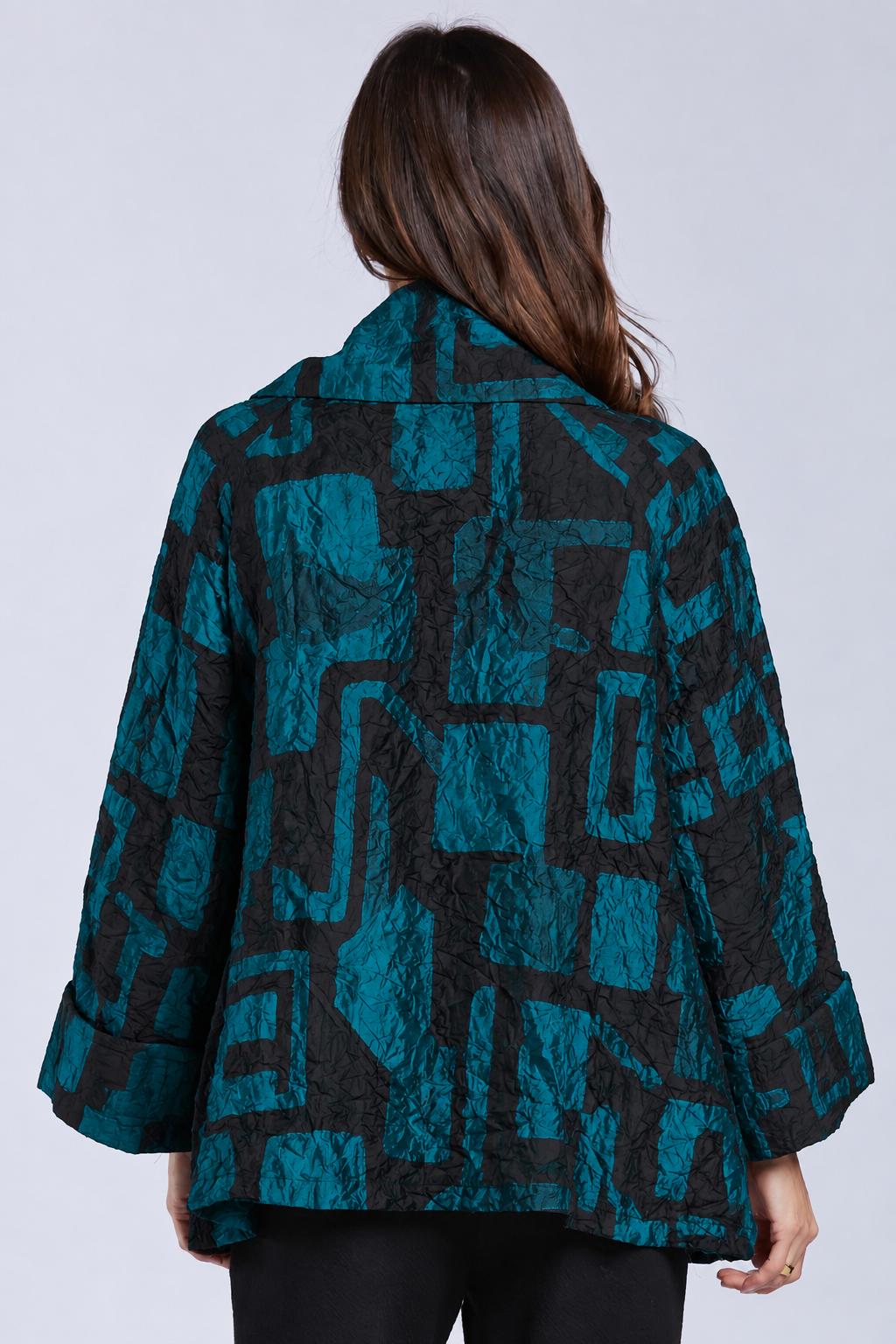 Sydney Project Ora Long Sleeve Cowl Neck Top - CJJ1153 - JADE