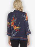 Citron "Good Luck Fish" Silk Blouse - 1213GLF