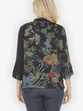 Citron "Garden of Hope Hand Dyed" Silk Blouse - 1213GOH-HD