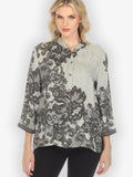 Citron "Oriental Love" Silk Blouse - 1213OL