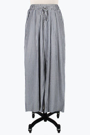 DAMEE STRIPE SEERSUCKER WIDE PANTS - 1231-DNM