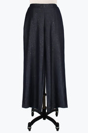 DAMEE GLITTERED WIDE LEG PANTS - 1233-DNM