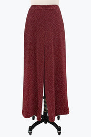DAMEE JEWELED LUREX WIDE PANTS - 1237 - RED