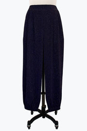 DAMEE CUFFED BOTTOM FLOWY PANTS - 1238 - MIDNIGHT