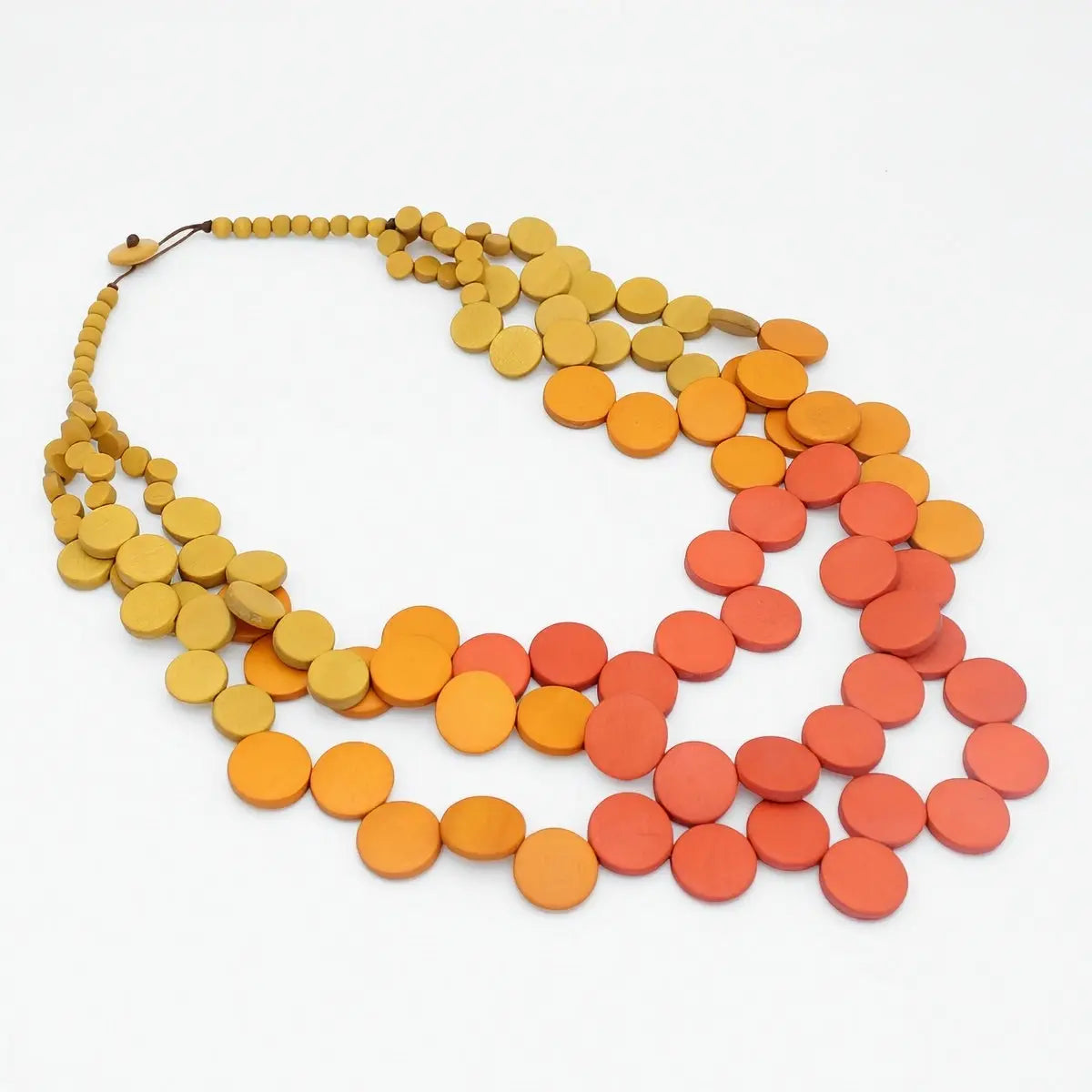 SYLCA Spiced Sunrise Ombre' Bead Necklace