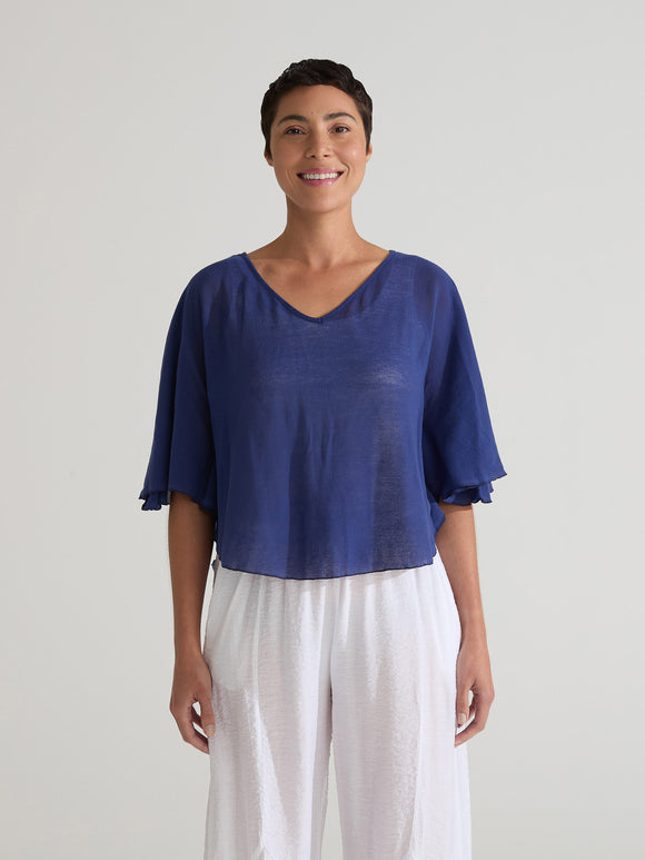CUT LOOSE - Tulle Capelet Top - 1386695