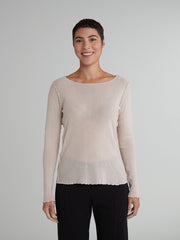CUT LOOSE - Tulle Pearl Edge Top - 1387839