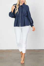 IC COLLECTION Jacket- 1395J- NAVY