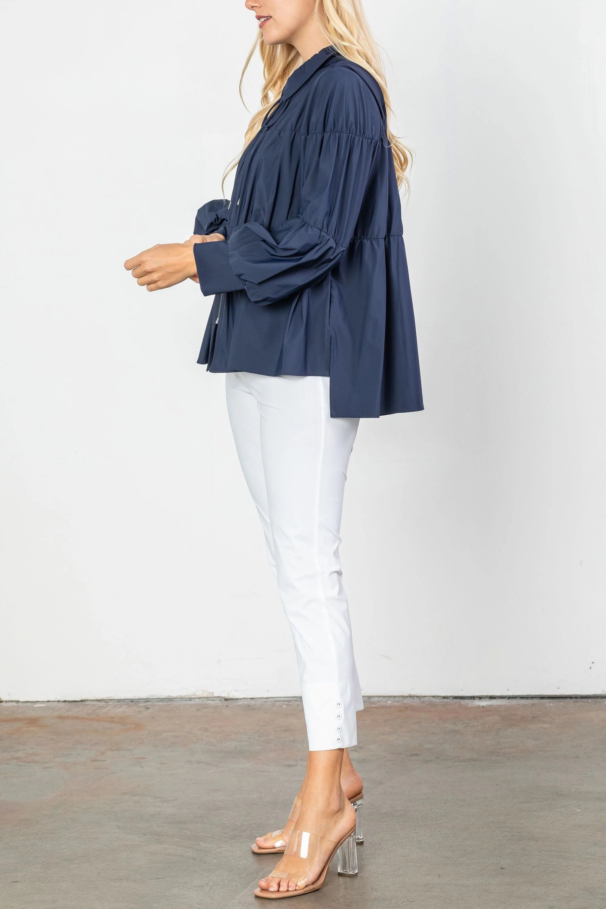 IC COLLECTION Jacket- 1395J- NAVY