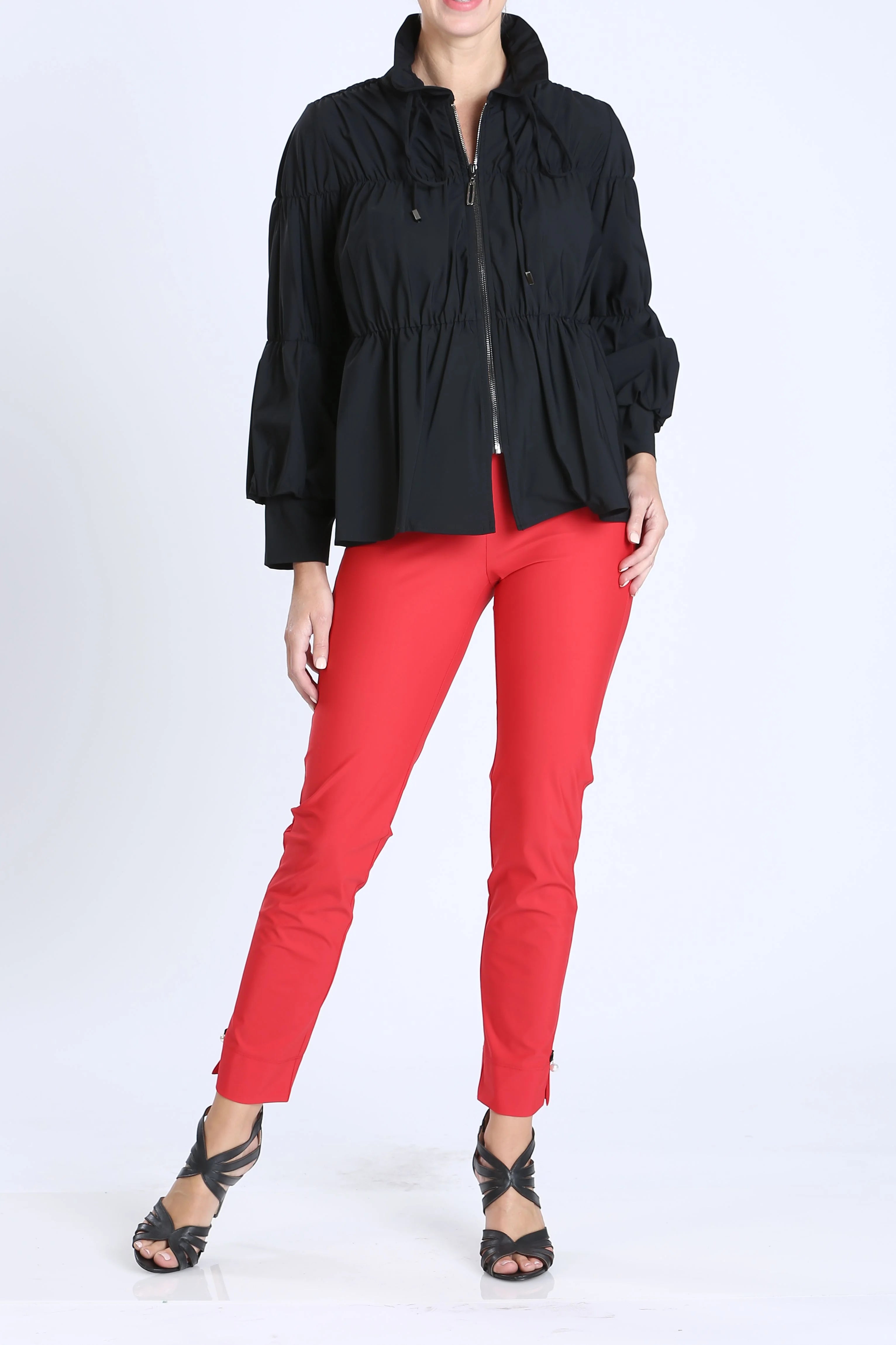IC COLLECTION Jacket- 1395J- BLACK
