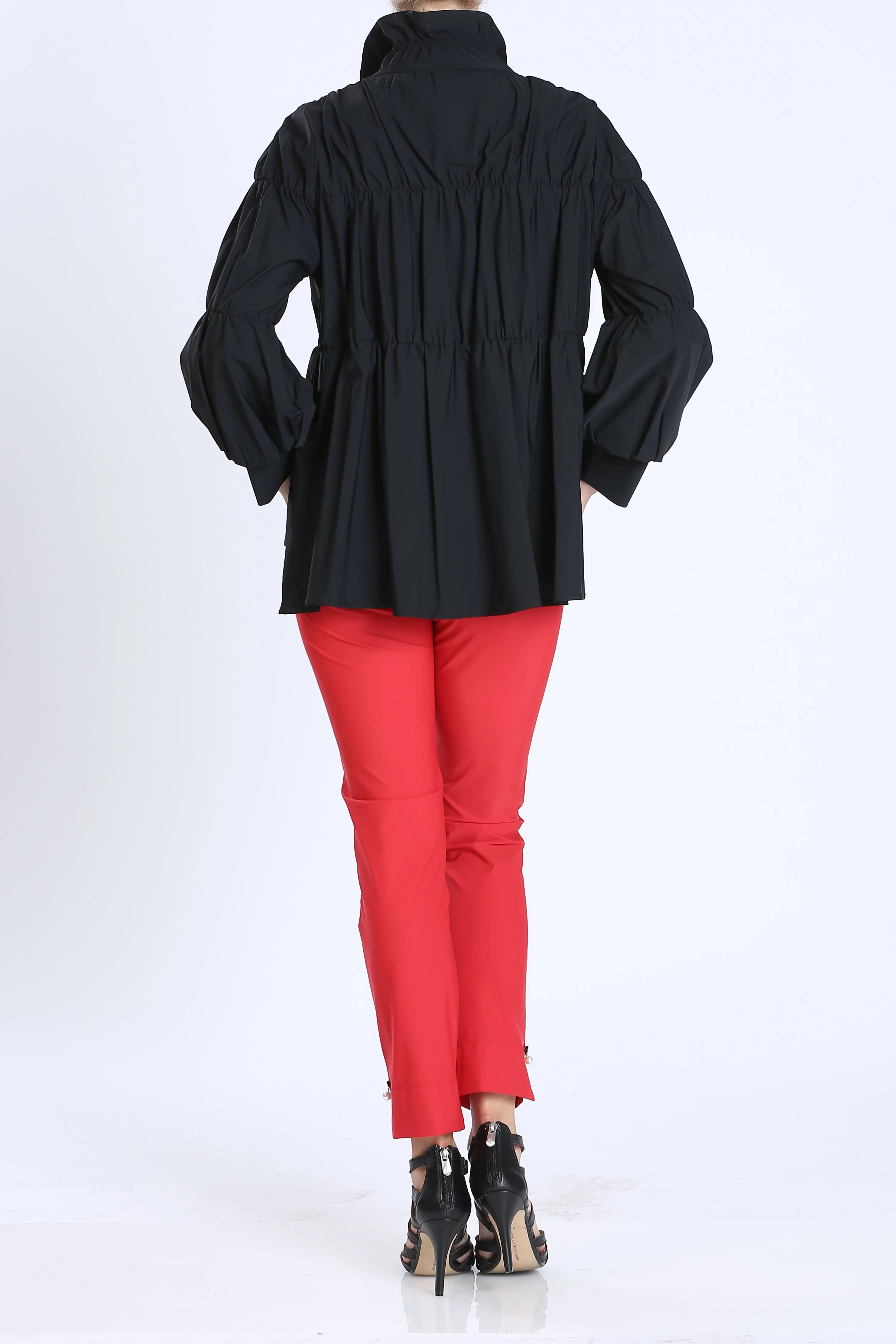 IC COLLECTION Jacket- 1395J- BLACK