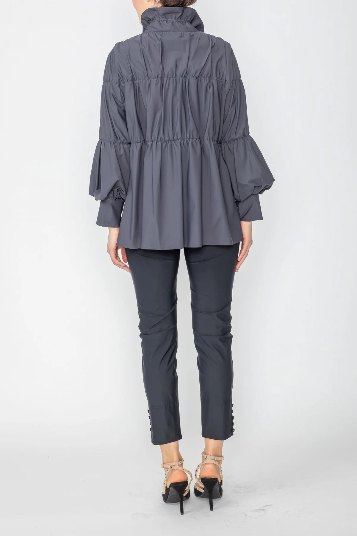 IC COLLECTION Jacket- 1395J- CHARCOAL