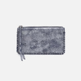 HOBO - Foray Large Wallet - BLUE PEWTER IN METALLIC LEATHER