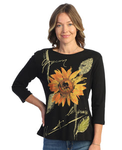 JESS & JANE "SUNFLOWER"- 14-1757 BLK