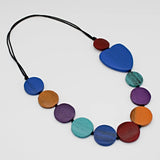 SYLCA Multi Color Heart and Soul Necklace