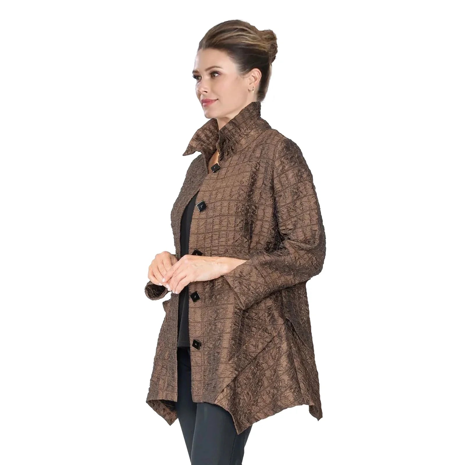 IC COLLECTION Jacket - 6930J - BROWN