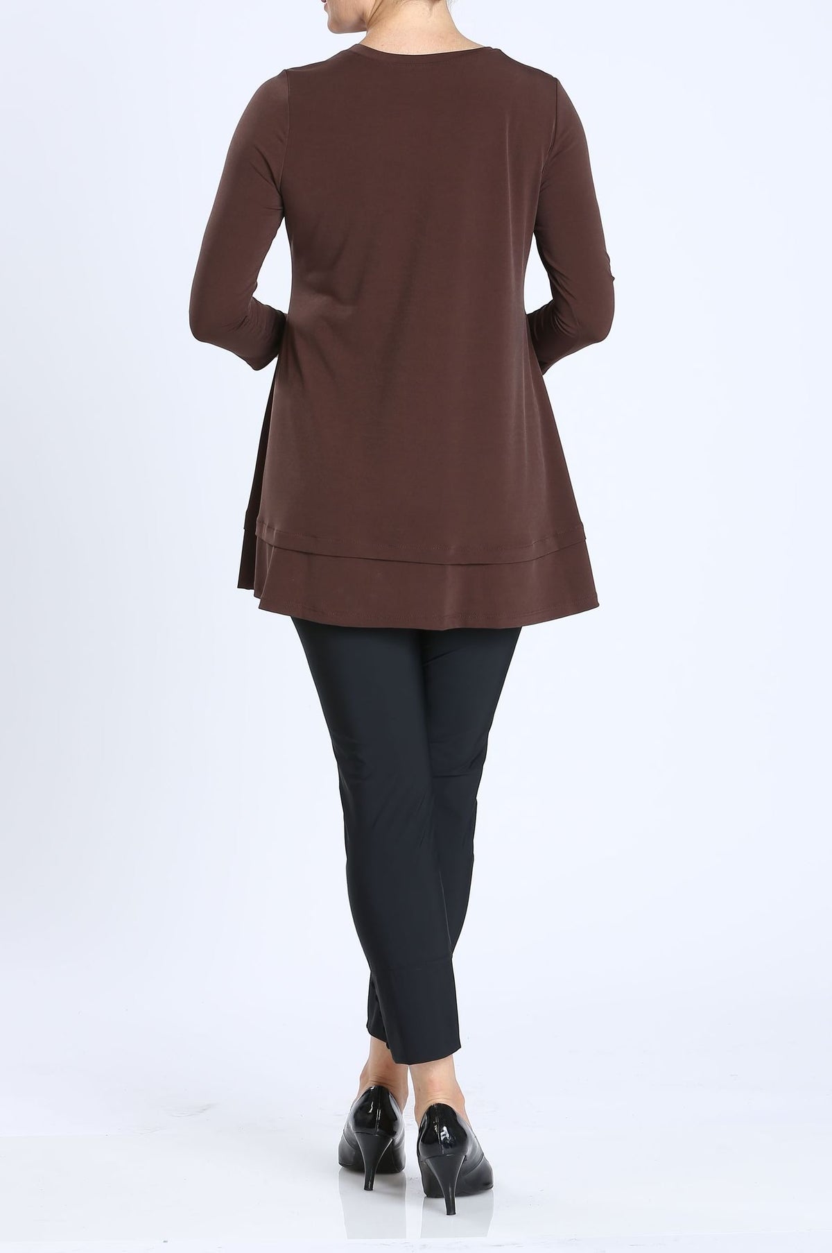 IC COLLECTION Top - 6899T - BROWN