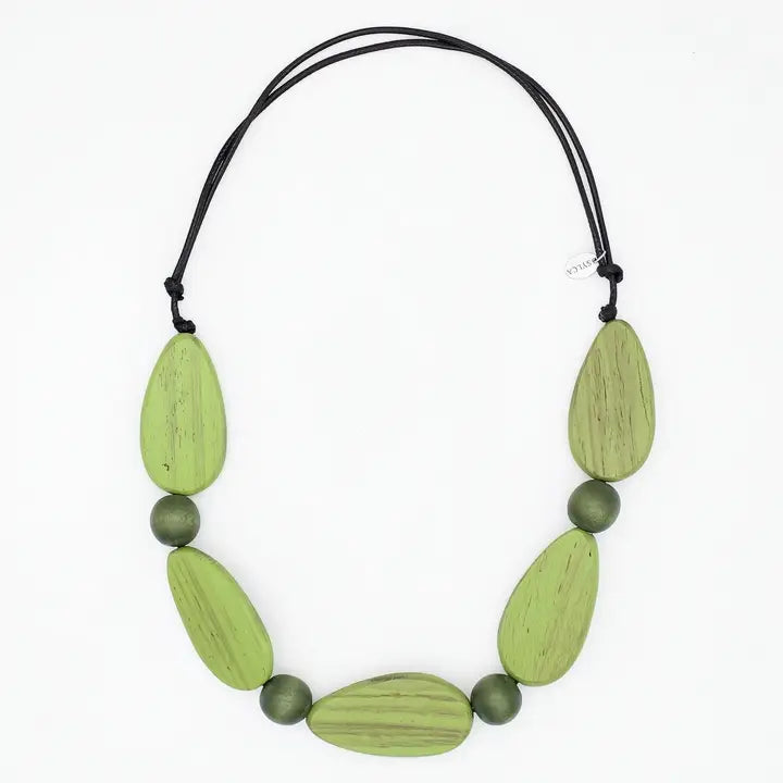 SYLCA Freya Lime Colorful Necklace - SD26N08 - LIME